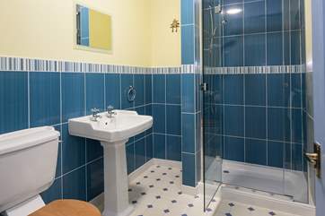 The shower-room.
