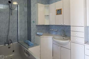 The en suite bathroom for the twin bedroom.