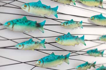 Lovely art work adorns the walls making 2 Bar View a very welcoming and cheerful place to stay.