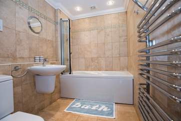The family bathroom.
