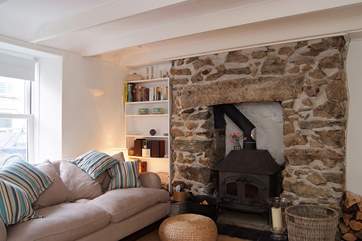With a large wood-burner as well as central heating, Driftwood Cottage is warm and cosy throughout the year.