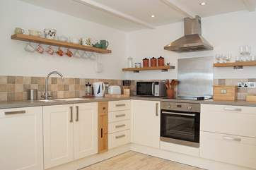 Everything you require is provided in the kitchen-area.