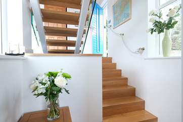 Stairs down to Bedroom 1.