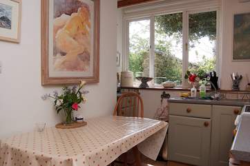 The pretty kitchen.