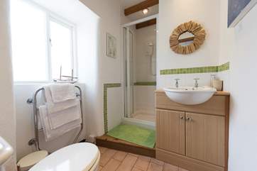 The shower-room.