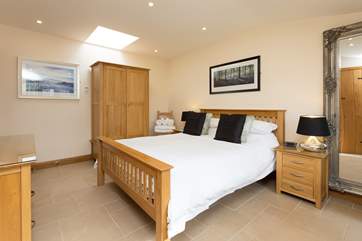 There is plenty of storage space for guests.