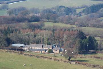 Creenagh's Cottage is at the far left of the farmstead. You can buy wonderful home cooked meals and farm produce to eat during your stay or to take home with you.