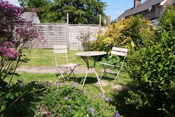 There is a fully enclosed garden at the back of the cottage. Your dogs will be happy and safe there.