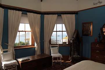 There are lovely views of St Michael's Mount from Bedroom 6.