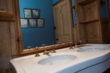 His and hers sinks.
