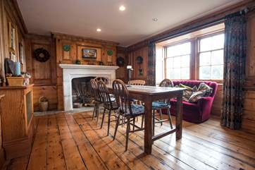 The ground floor dining-area.