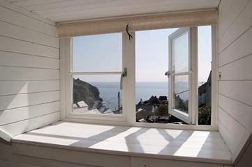 ...and has fabulous views down to the beach and the sea beyond.
