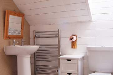 The ingeniously designed shower-room between Bedrooms 2 and 3 makes the most of the available space.