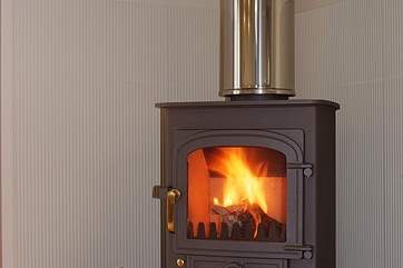 There is a lovely wood-burner in one corner and guests are offered a free supply of logs.