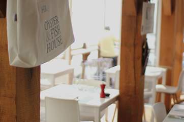 The HIX Fish & Oyster House overlooking the Cobb in Lyme Regis is great for a treat.