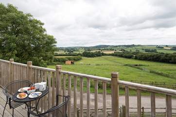 There is plenty of room on the balcony for a table and chairs so that you can make the most of the unspoilt views.