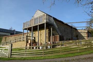 Lottie’s Loft has been designed to feel very private from the rest of the farmstead – a really special retreat.