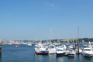 One of Falmouth's many moorings.