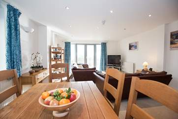 The dining area.