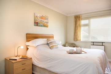 Bedroom One has a lovely comfy double bed