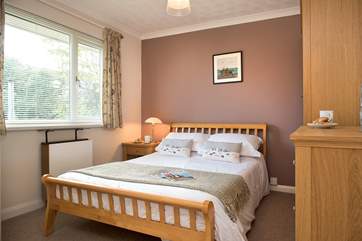 Bedroom Three overlooks the garden