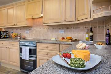 The kitchen is well equipped