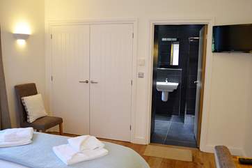 The en suites are both luxurious.