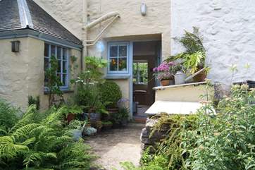 The front of the property.