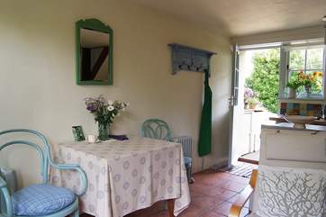 The dining-area.