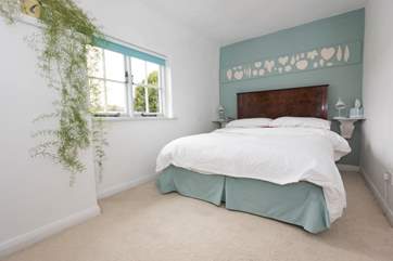 The bedroom.