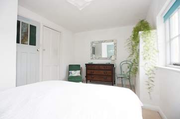 The bedroom.