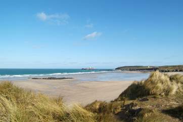 The spectacular beach at Godrevy, at the eastern end of St Ives Bay, is also within half an hour's drive - you will be spoilt for choice of where to go each day!