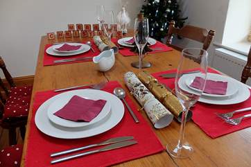Christmas dinner with family or friends before a walk around the village or watching a few repeats on the TV!