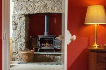 Looking through to the snug from the sitting-room.