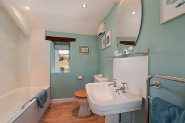 The ground floor bathroom.