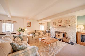This is a really gorgeous and comfortable cottage.