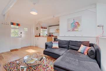 The Wool Shed is spacious for two people.