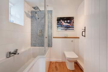 The bathroom.