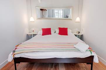 The lovely bedroom.