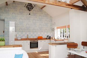 The fabulous kitchen-area.