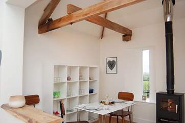 A remarkably spacious room for just two people.