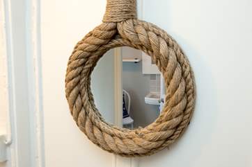 There are nautical touches throughout.