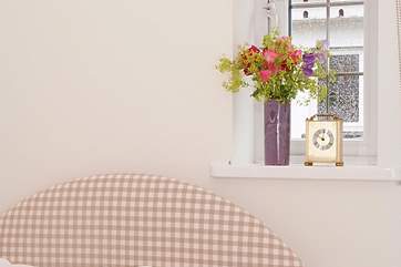The downstairs single bedroom is a flexible extra for the cottage.