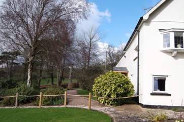 Guests have a lovely dedicated garden area all to themselves.