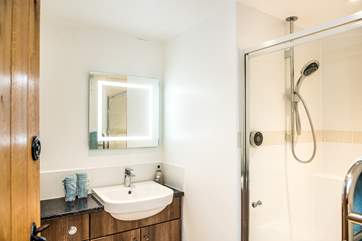The en suite shower-room to Bedroom 1.