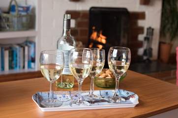 Enjoy a cosy holiday tipple whatever time of year you visit.