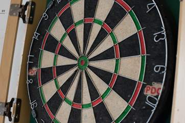 Bull's eye! Who's for a game of darts?