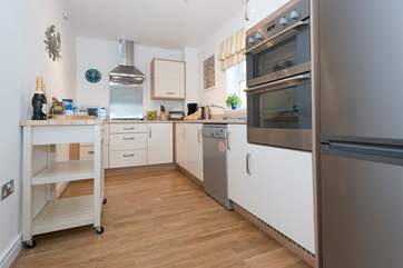The kitchen has everything you could require.
