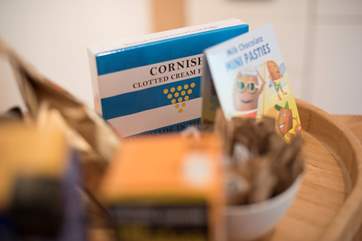 Cornish goodies when you arrive!