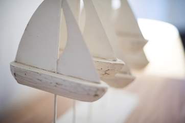 Local Cornish craftwork can be fouond throughout this lovely property.